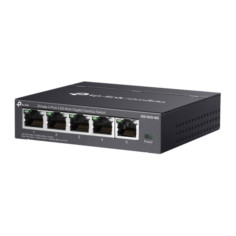 TP-Link Omada 5-port 2.5G Multi-Gigabit Desktop preklopnik (Switch), 5×10Mbps/100Mbps/1Gbps/2.5Gbps RJ45 Ports, Plug & Play, metalno kućište-1