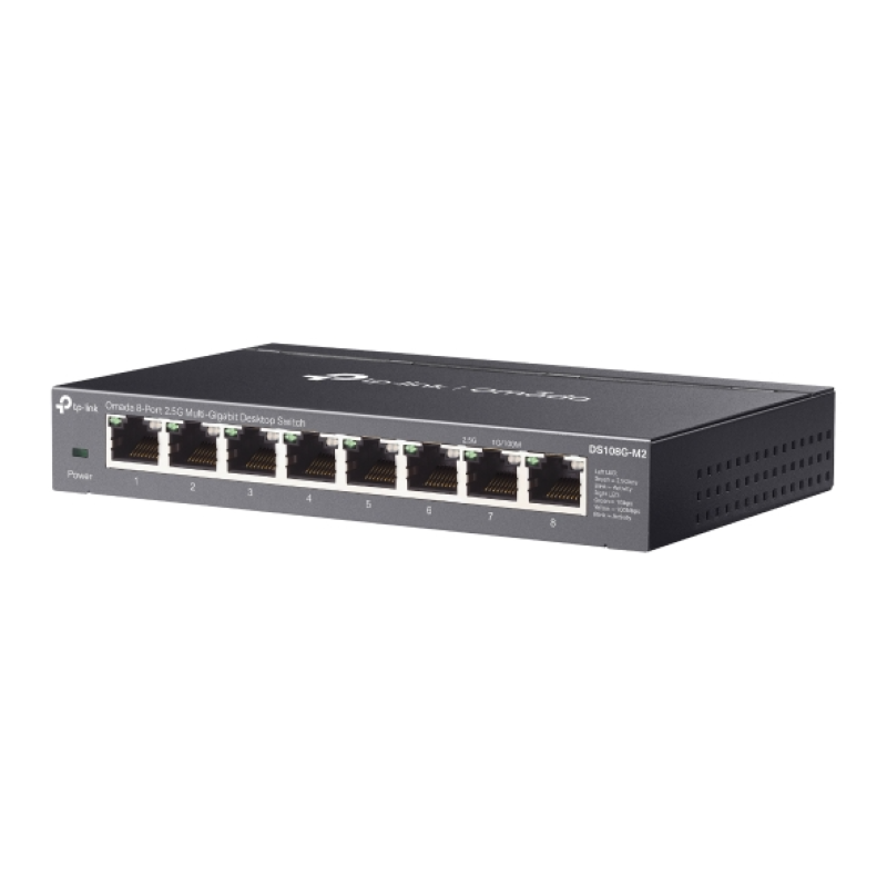 TP-Link Omada 8-port 2.5G Multi-Gigabit Desktop preklopnik (Switch), 8×10Mbps/100Mbps/1Gbps/2.5Gbps RJ45 Ports, Plug & Play, metalno kućište-2
