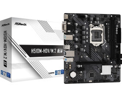Matična ploča ASROCK MB H510M-HDV/M.2 SE (S.1200, DDR4/3200MHz, PCIe 4.0, SATA3, G-LAN, VGA/DVI-D/HDMI, mATX)