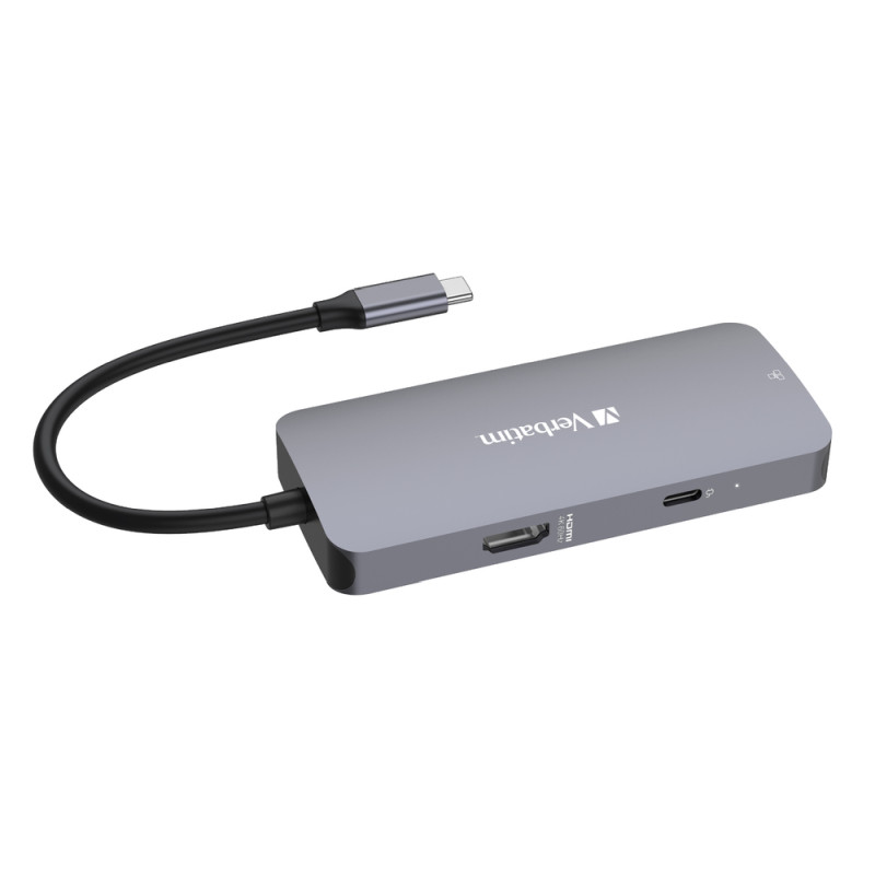 Verbatim CMH-05 USB-C Pro Multiport 5 Port Hub (1 x HDMI, 1 x RJ45, 2 x USB-A 3.0, 1 x USB-C PD)-1