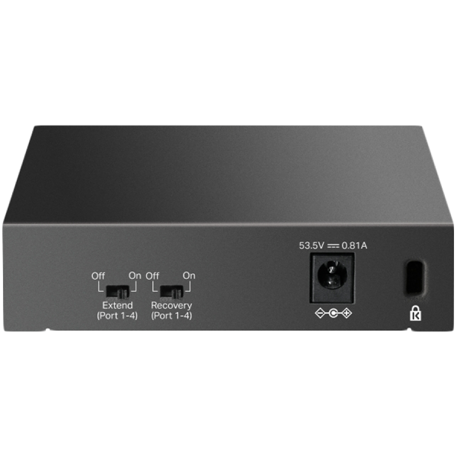 TP-Link 5-Port 10/100Mbps Desktop preklopnik (Switch), 5×10/100 Mbps RJ45 Ports (4×10/100 Mbps 802.3af PoE Ports) 802.3af, 41W PoE Power, metalno kučište-3