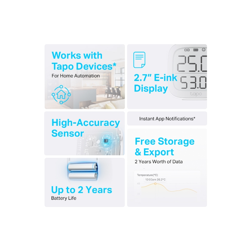 TP-Link Tapo T315 Smart Temperature & Humidity Monitor-4