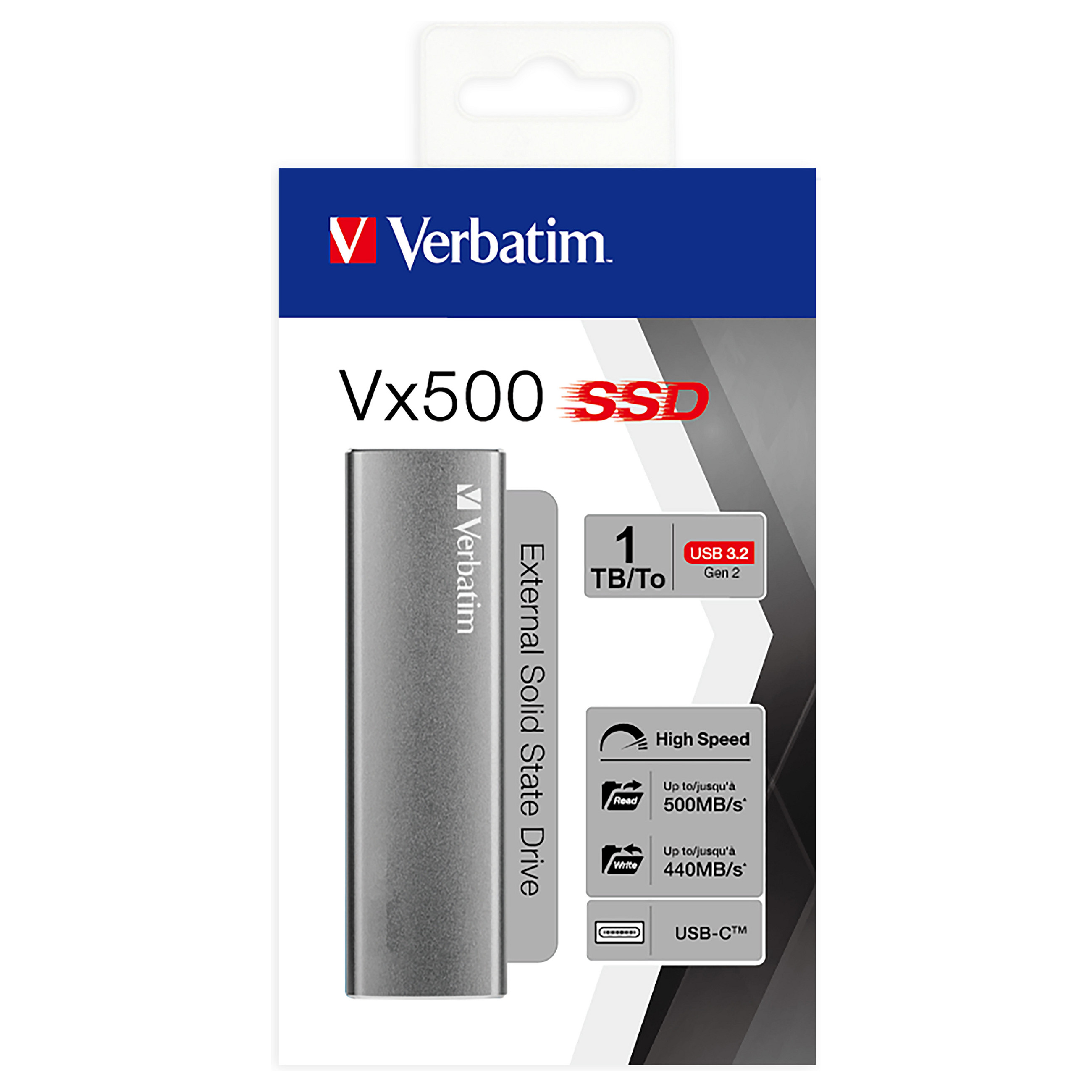 Vanjski SSD VERBATIM VX500 1TB USB 3.2 G2-3