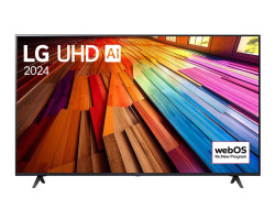 LG 55" (140cm) 55UT80003LA, 3840x2160 4K UHD, 60Hz, HDR10/HLG, Wifi, Bluetooth, HDMx3/USBx2/LANx1-0