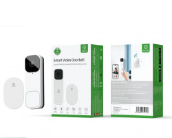 Smart zvono za vrata WOOX R4331 sa kamerom (Full HD, 3MP, Wi-Fi, noćni vid)