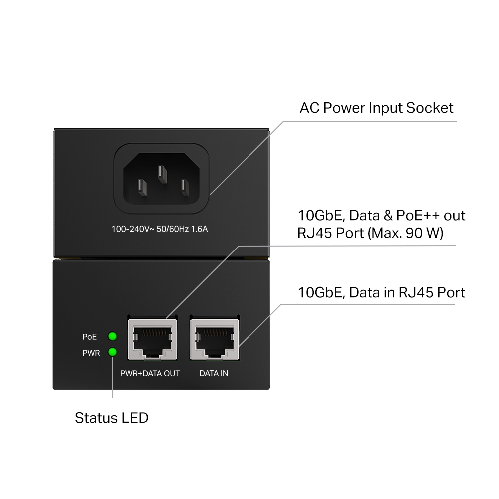 TP-Link POE380S Omada PoE++ Injector-3