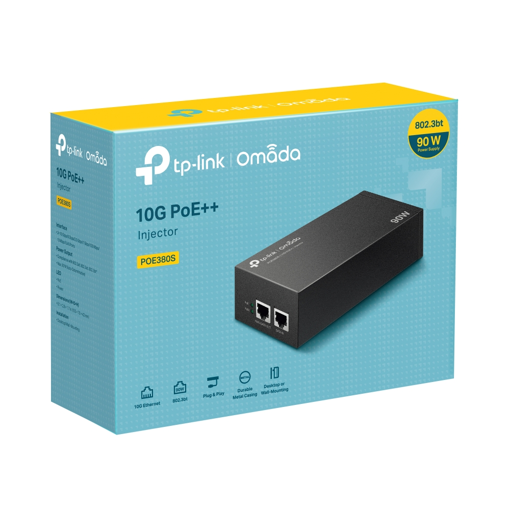 TP-Link POE380S Omada PoE++ Injector-5