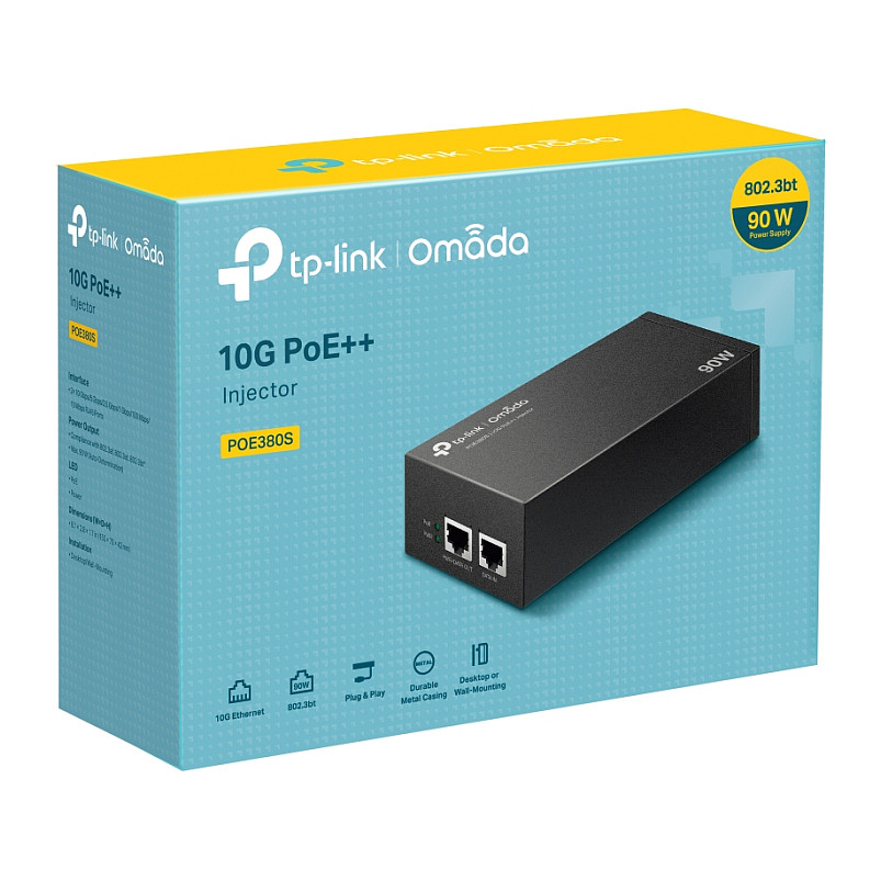 TP-Link POE380S Omada PoE++ Injector-10