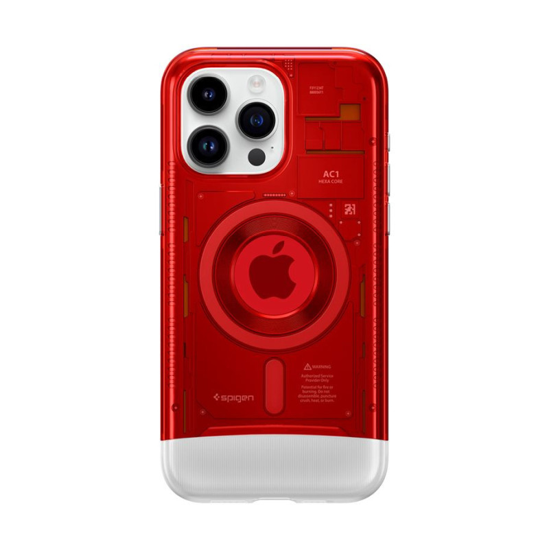 Spigen Classic C1 MagSafe, ruby - iPhone 15 Pro-0