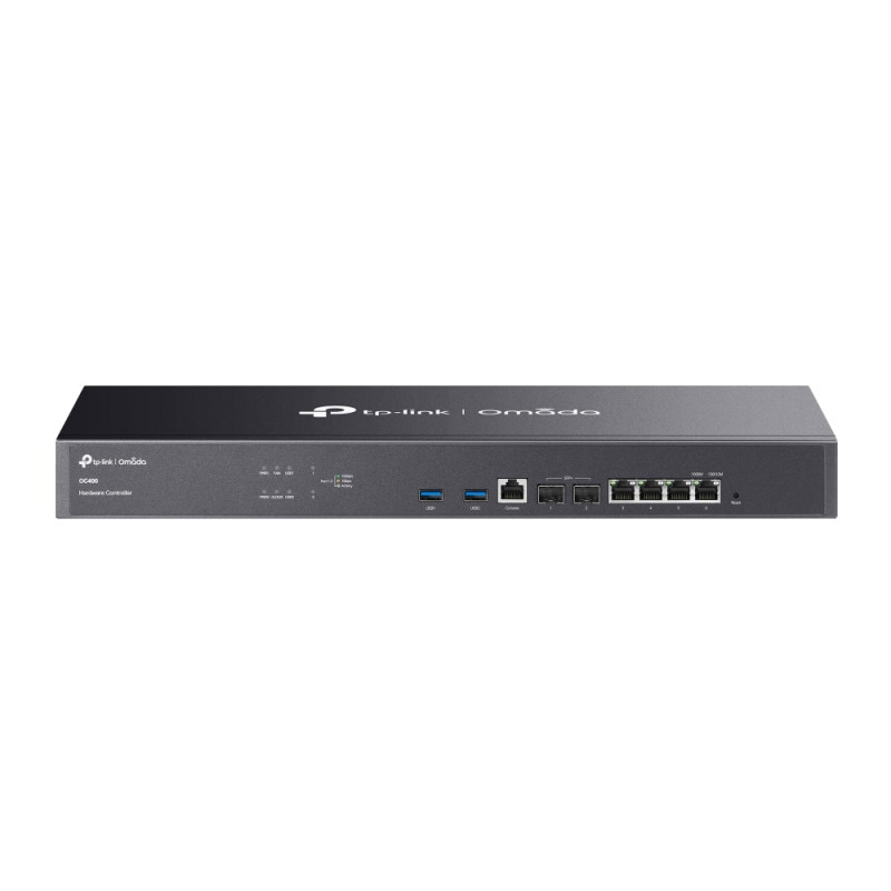 Kontroler TP-LINK OC400 Omada Cloud Hardware Quad-Core CPU, 2×10G SFP+, 4×GE RJ45, 2×USB 3.0-1