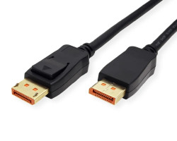 Roline Display port 2.1 10K, 60Hz, 54Gbit, UHBR13.5, DP-DP, M/M, 2m, crni
