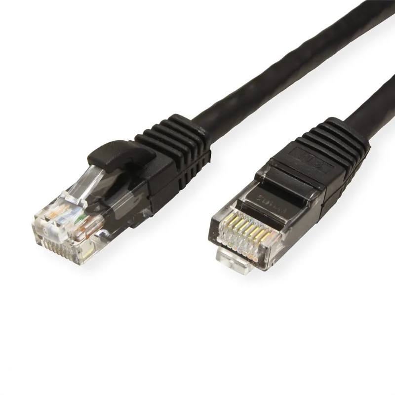 Roline VALUE UTP Patch kabel Cat.6A (Class EA), 3 m, crni-0