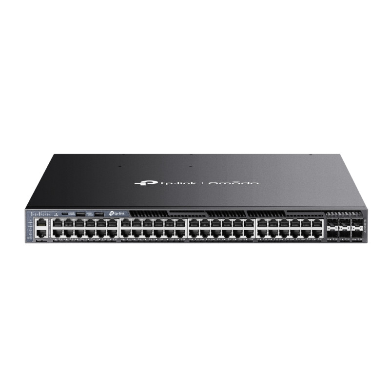 Switch TP-LINK SG6654XHP 48-Port Gigabit Stackable L3 Managed PoE+ with 6 10G Slots-5