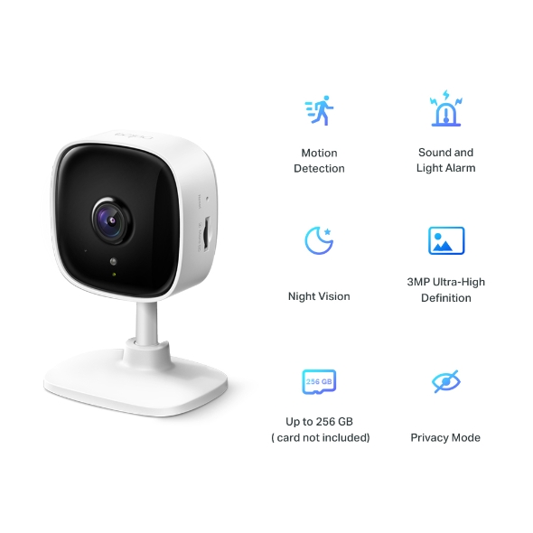 Kamera TP-LINK TAPO C110 3MP, H.264, Dvostruka audio, 2.4 GHz-1