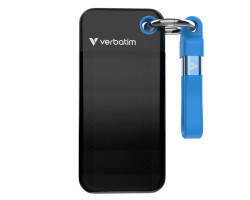 Vanjski SSD VERBATIM Pocket (1tb, usb 3.2 gen2, crno/plavi)-0