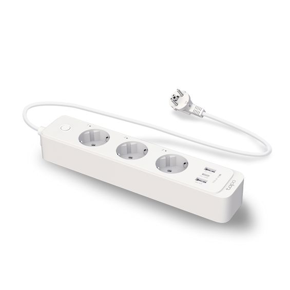 TP-Link WiFi Smart multi utičnica, 3×strujna utičnica, 2×USB-A, 1×USB-C, QC3.0 18W punjač, Tapo app, Wi-Fi kontrola, Timer/Schedule postavke, Glasovna kotrola Amazon Alexa/Google Assistant-9
