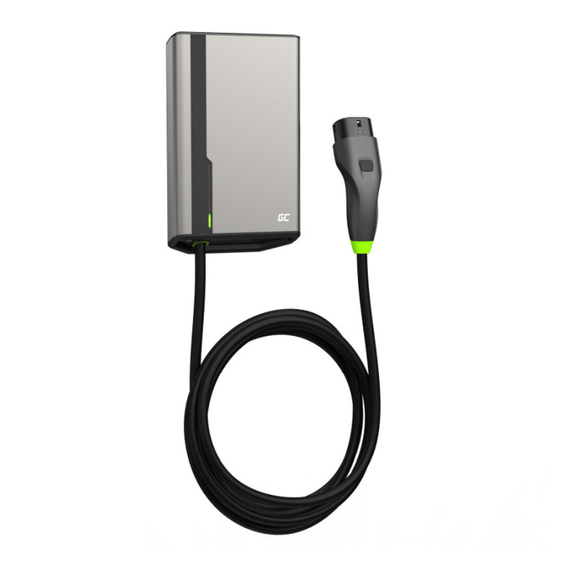 Green Cell (EVGC021A2250) HabuDen 22kW 32A, punjač Tip 2 za punjenje električnih vozila i Plug-In hibrida 7,5m - GC App BT/WiFi-1