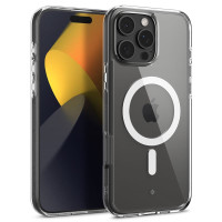 Maska za mobitel SPIGEN za iPhone 16 Pro, Caseology Capella MagSafe prozirno bijeli