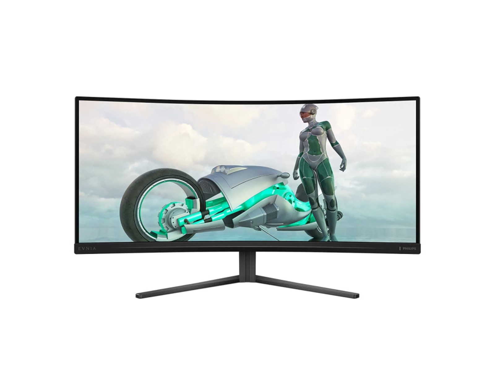 Monitor PHILIPS Evnia 3000 34M2C3500L/00 (34" VA, WQHD, 180Hz, zakrivljeni) crni