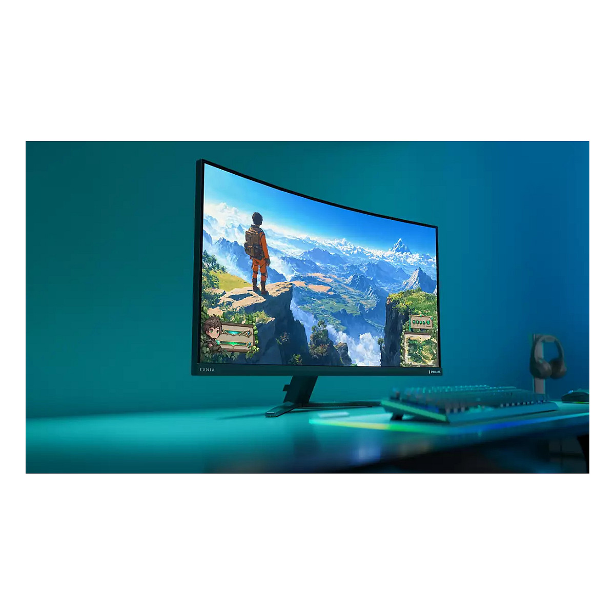 Monitor PHILIPS Evnia 3000 34M2C3500L/00 (34" VA, WQHD, 180Hz, zakrivljeni) crni-16