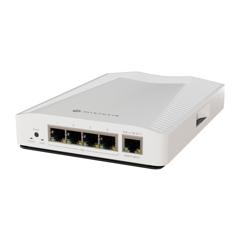 MikroTik 10 Gigabit Ethernet preklopnik (Switch) CRS304-4XG-IN, 98DX2528 2-core 1200 MHz CPU, ARM 64bit, 512 MB RAM, 32 MB FLASH, 4x10G-LAN ports POE-IN, DIN rail mount-8