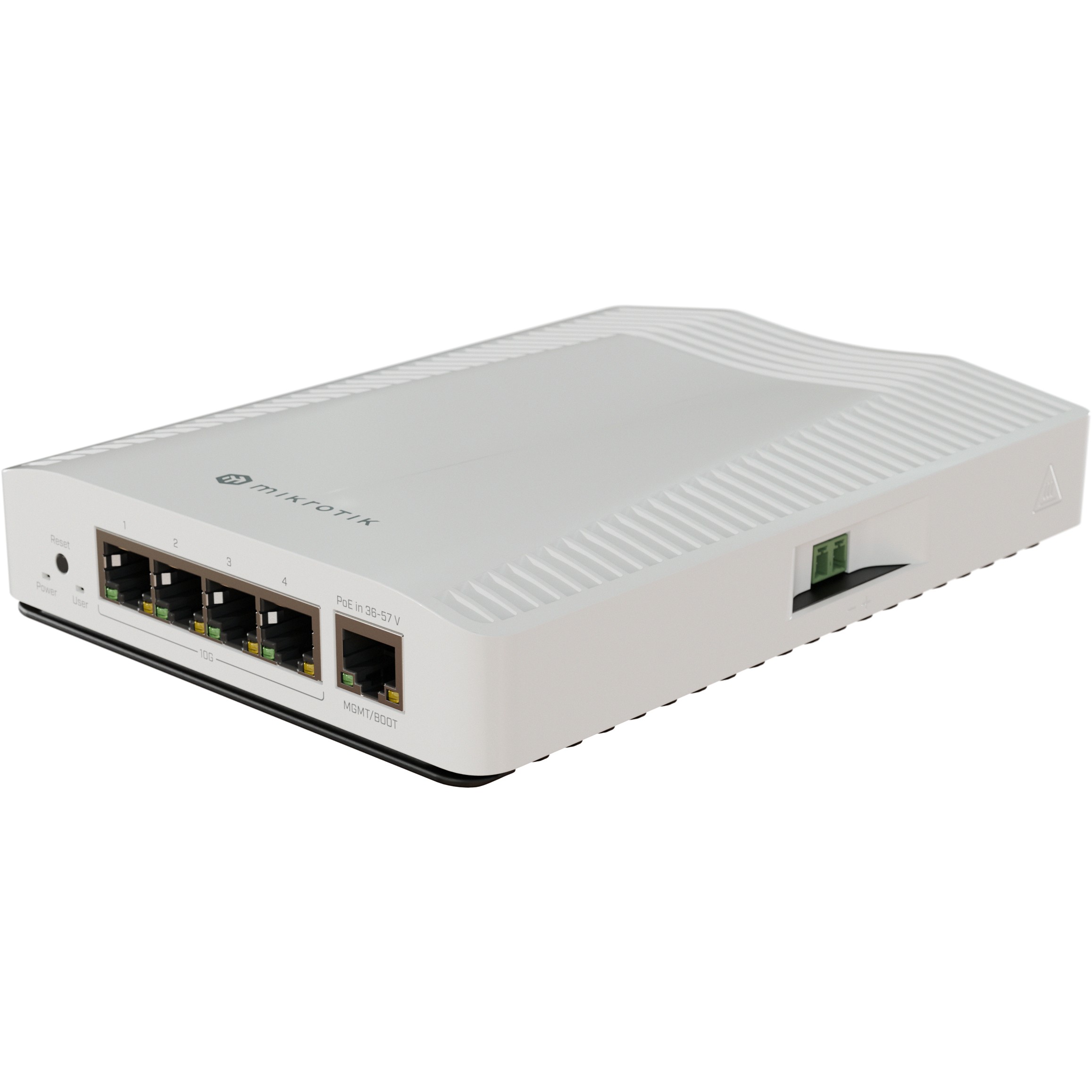 MikroTik 10 Gigabit Ethernet preklopnik (Switch) CRS304-4XG-IN, 98DX2528 2-core 1200 MHz CPU, ARM 64bit, 512 MB RAM, 32 MB FLASH, 4x10G-LAN ports POE-IN, DIN rail mount-7