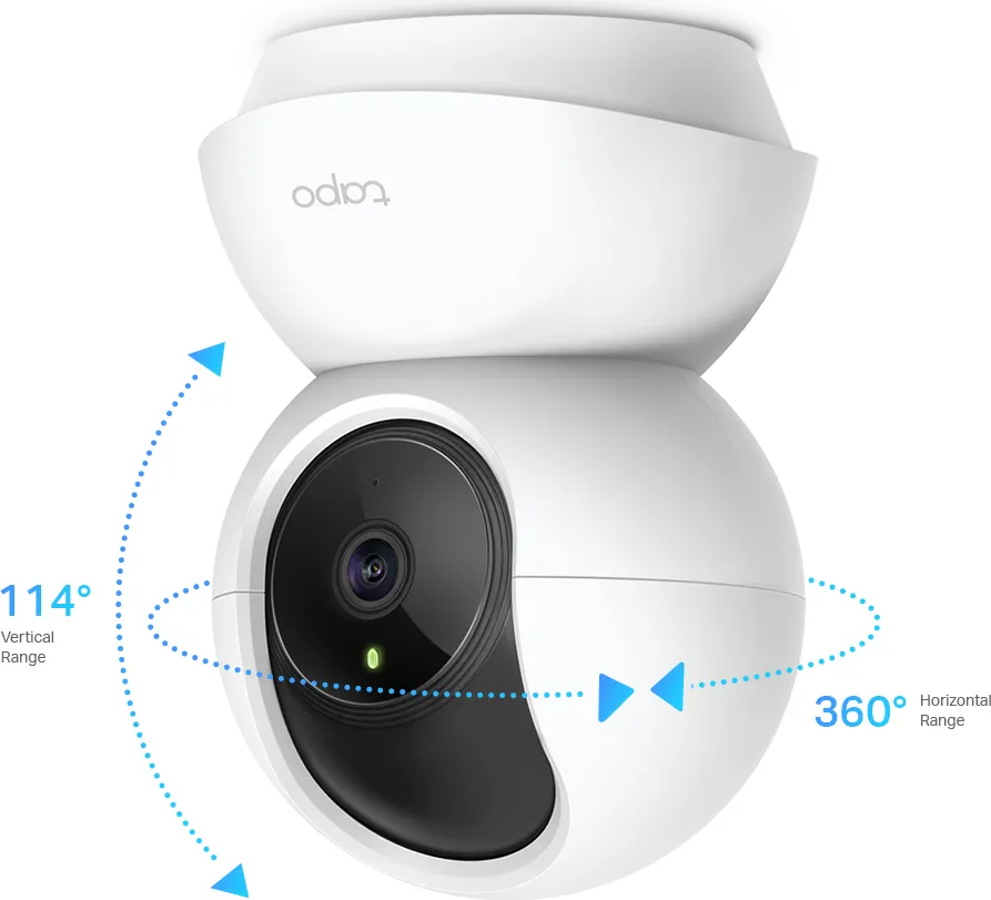 TP-Link Tapo bežićna 1080p Full HD kamera, H.264 video, Pan/Tilt, H.264, Day/Night, Wifi, dvosmjerni audio, detekcija pokreta, Android/iOS podrška-4