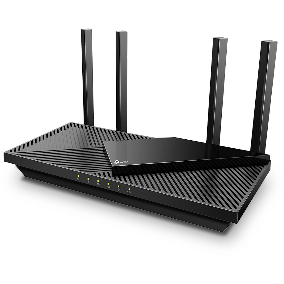 TP-Link AX3000 Archer AX55 bežični usmjerivač (Dual-Band Router Wi-Fi 6) 574Mbps/2402Mbps (2.4GHz/5GHz), 802.11ax/a/b/g/n/ac, 1×G-WAN, 4×G-LAN, USB3.0, 4×fiksne antene-9