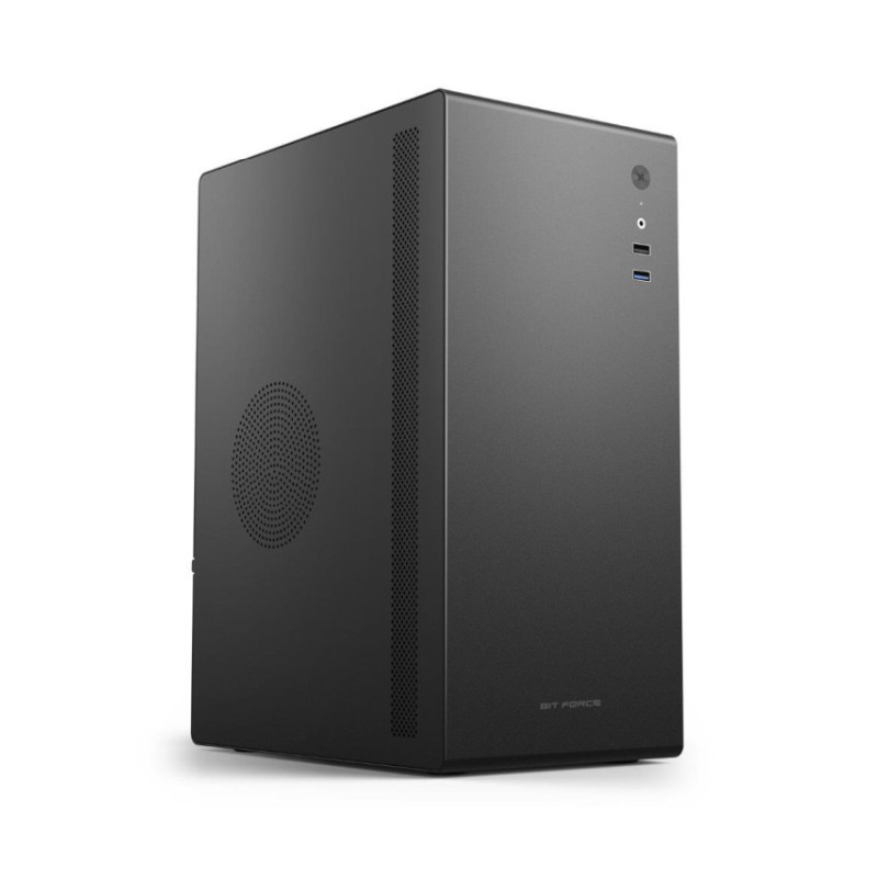 Bit Force COLT BS-2 Mini Tower mATX kućište bez napajanja, crno-1