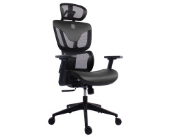 Uredska stolica BIT FORCE COZY LM-2D (PU koža, 2D naslon za ruke, nosivost 140kg, crna)