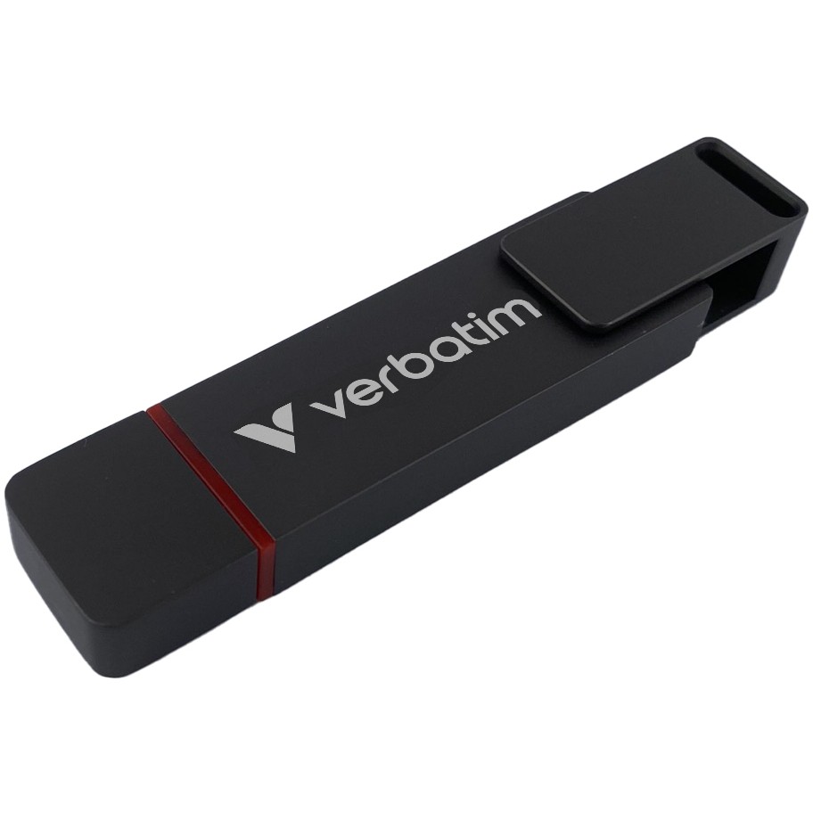 USB Stick VERBATIM Dual QuickStick 512GB (USB-C & USB-A, USB 3.2 Gen 1, 550/500 MB/s)-2