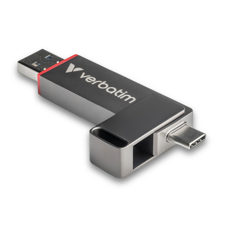 Verbatim Dual QuickStick 1TB, USB-C & USB-A, USB 3.2 Gen 1, 550/500 MB/s-12