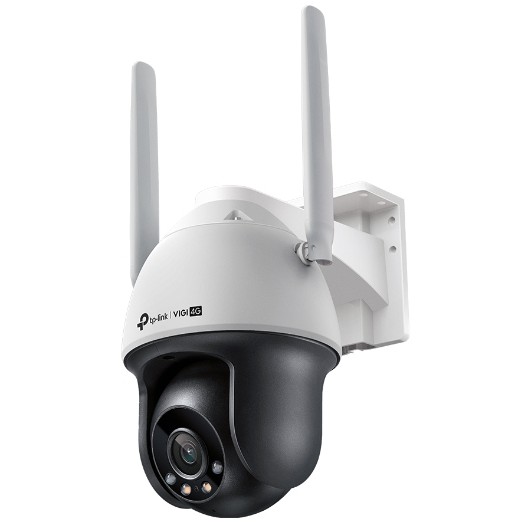 TP-Link VIGI 4MP Outdoor Full-Color 4G Pan/Tilt kamera, Max res. 2560x1440, 4MP, H.265+, 24h Full-Color, 2-way audio, IP66-7