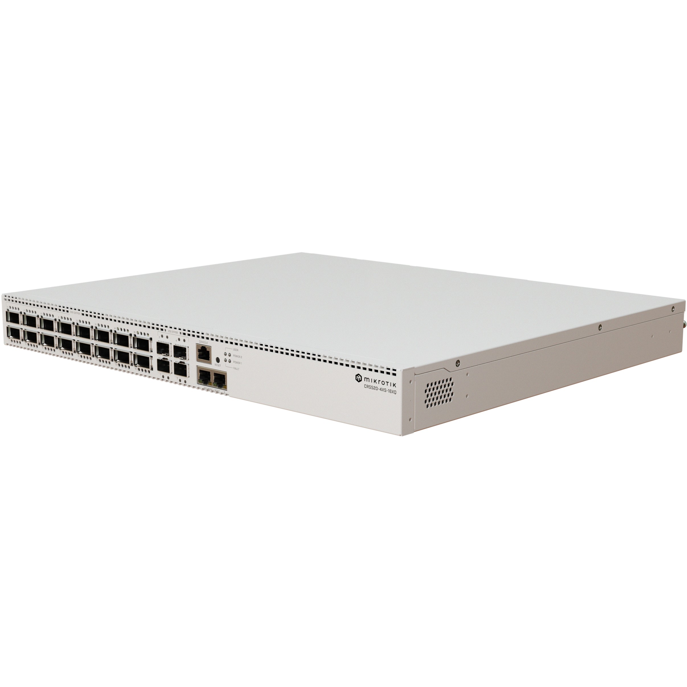 Switch MikroTik CRS520-4XS-16XQ-RM 16x100G QSFP28 Ports, 4x25G SFP28 Ports, 4 GB RAM-1