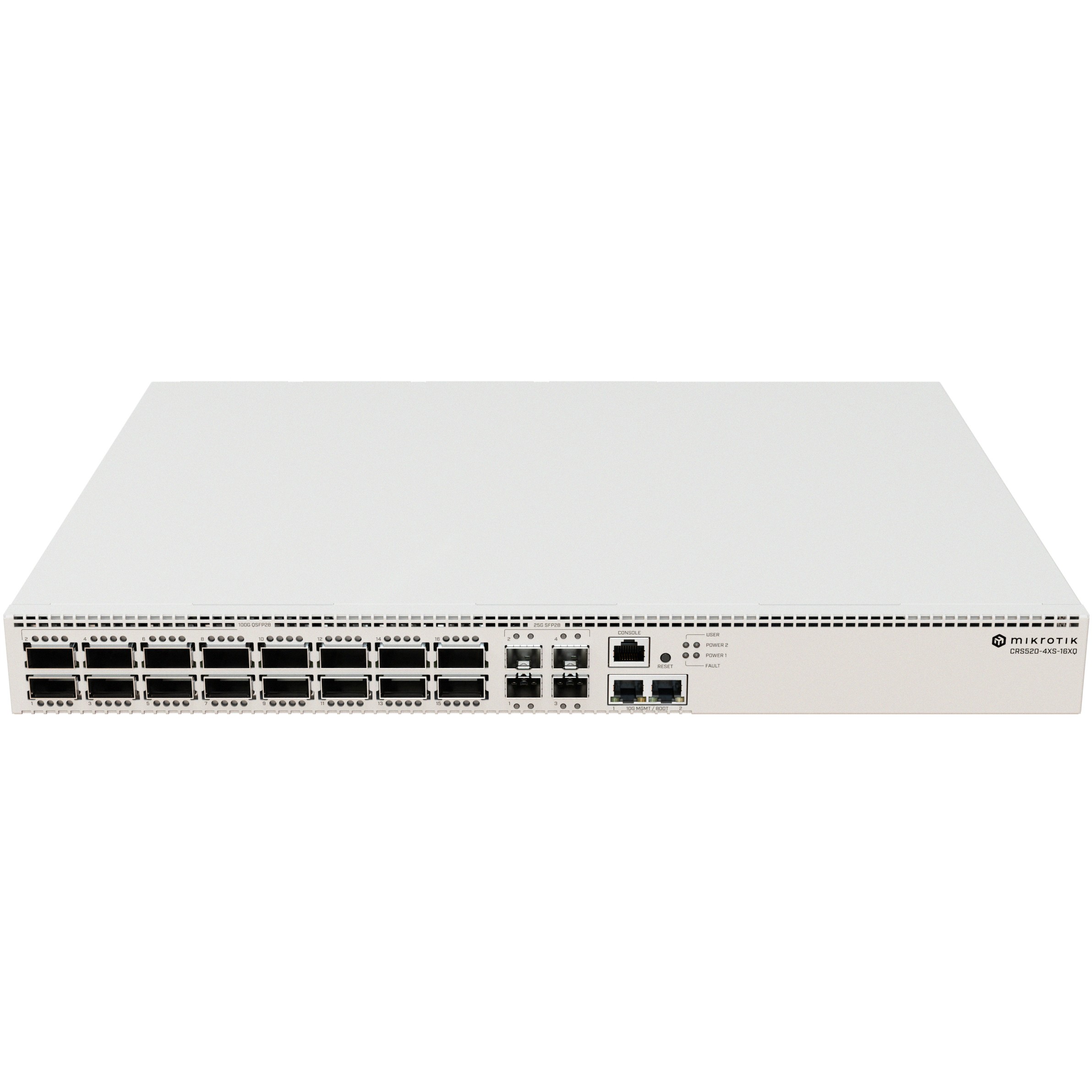 Switch MikroTik CRS520-4XS-16XQ-RM 16x100G QSFP28 Ports, 4x25G SFP28 Ports, 4 GB RAM-4