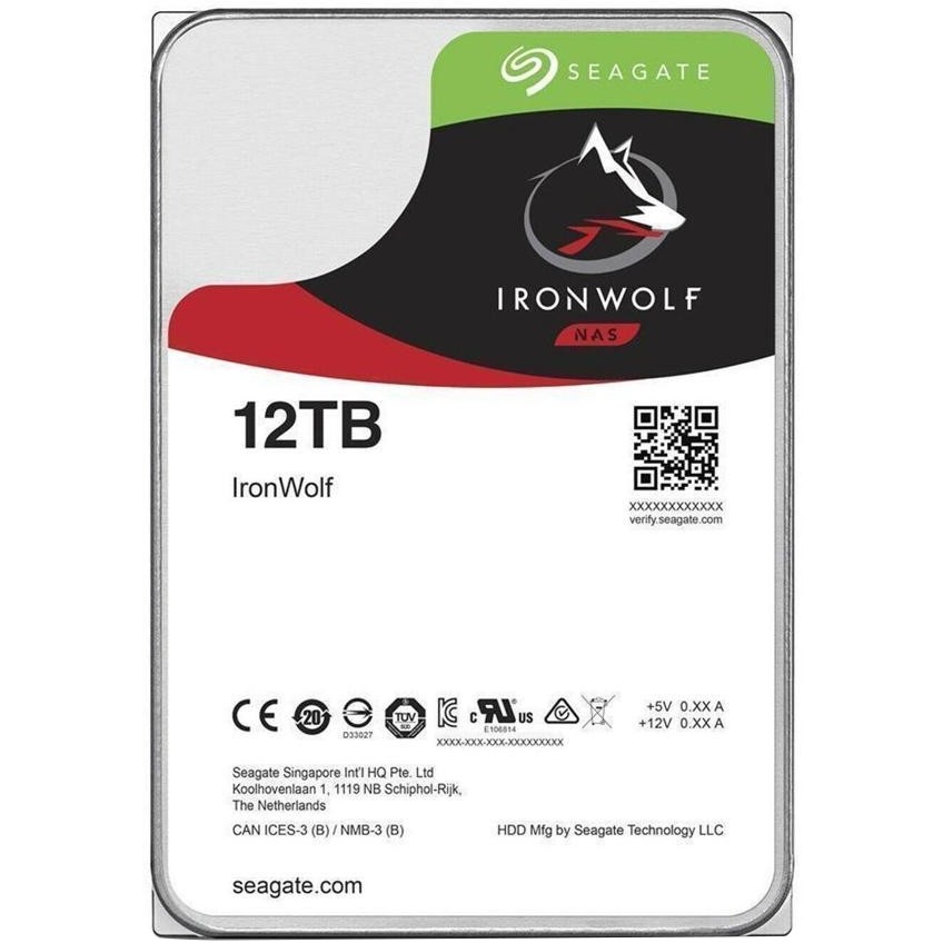 Seagate IronWolf 12TB SATA3, 7200rpm, 256MB cache (ST12000VN0008)-12