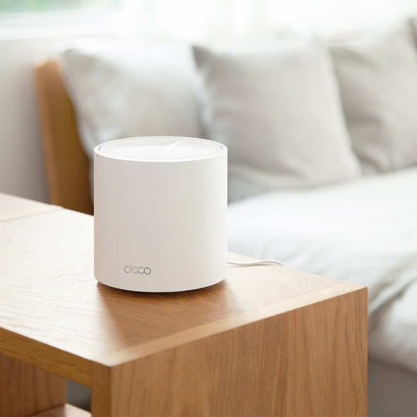 TP-Link AX3000 Deco X50, Dual-Band Mesh Wi-Fi 6, 574Mbps/2402Mbps (2.4GHz/5GHz), 802.11ax/ac/n/a/b/g, 3×G-LAN, Deco App-9