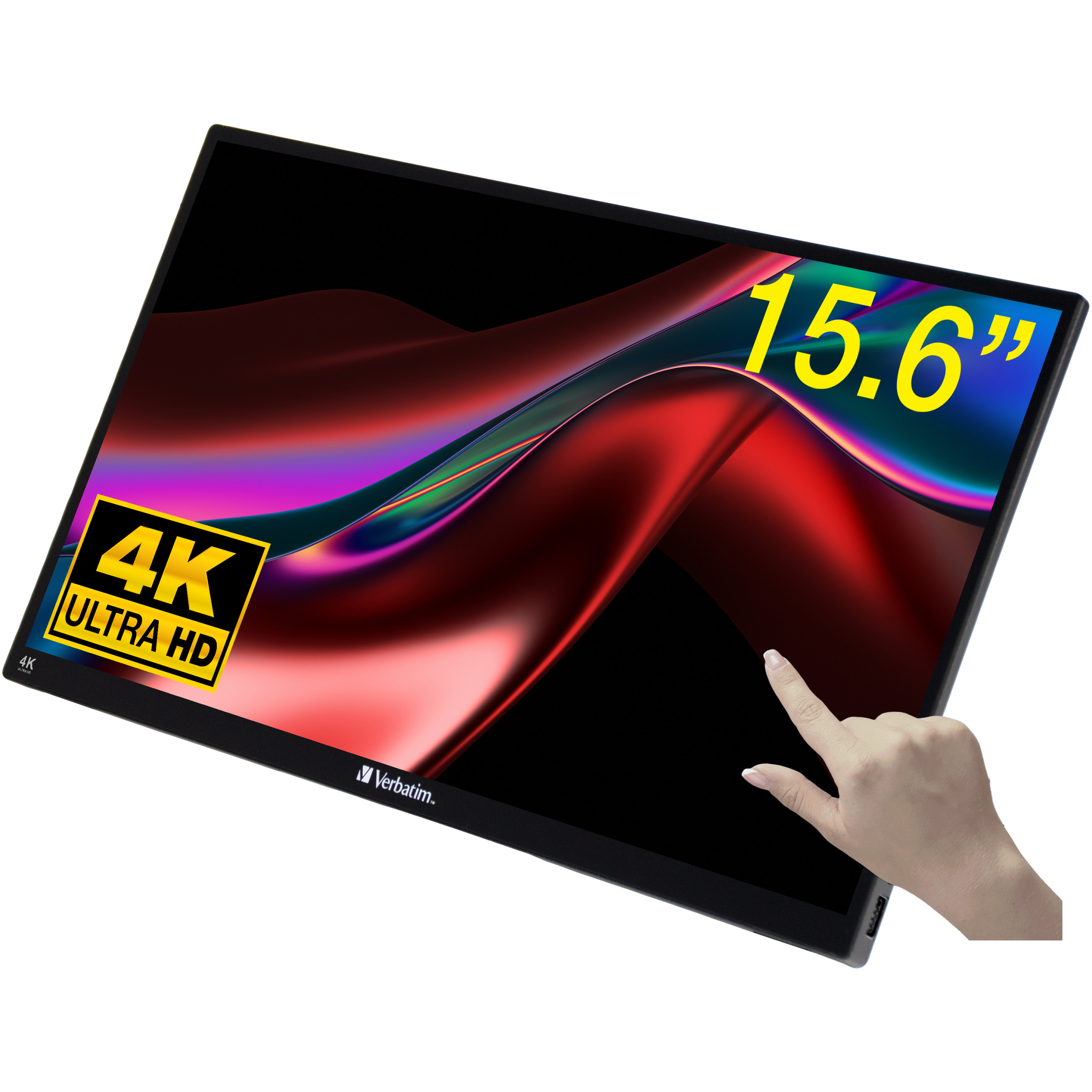 Monitor VERBATIM PMT-15 4K Portable Touchscreen 15.6" 4K Ultra HD Metal Housing-1