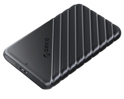 Orico vanjsko kućište 2.5" SATA HDD/SSD, 7 do 9.5mm, tool free, USB3.0 Micro-B, crni (ORICO-25PW1-U3-BK-BP-HW)-0