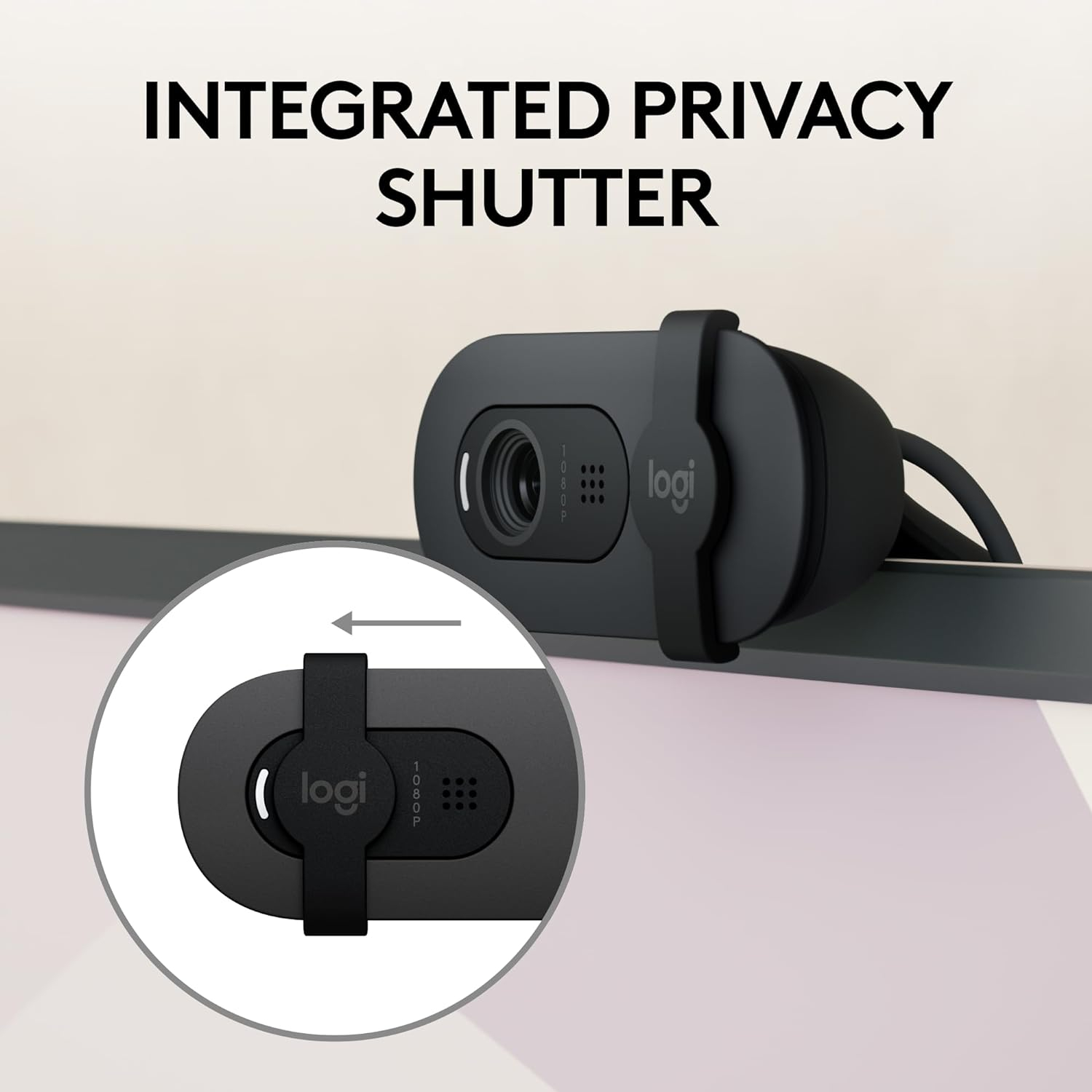 Logitech Brio 105 Full HD web kamera, USB, grafit (960-001592)-1