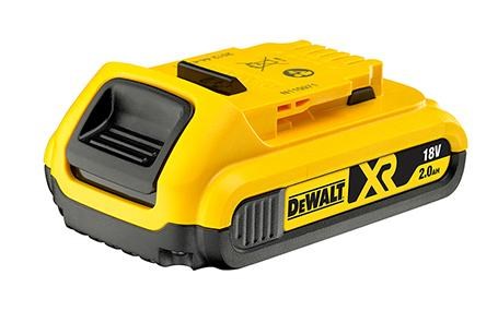 Baterija DEWALT DCB183 (18V, 2Ah, Lithium-Ion, Žuta/Crna)-0