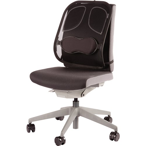 Jastuk FELLOWES Ergonomics (crna boja, mrežasti, pjena)-1