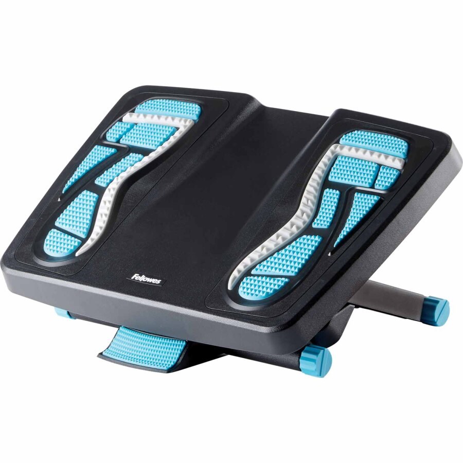 Podnožje za noge FELLOWES Ergonomics (materijal guma, boja crna, podešavanje visine da, raspon visine 100 / 135 / 165 mm, kut nagiba 0 - 25°, podešavanje nagiba da)