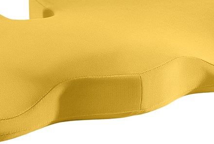 Sjedište LEITZ Ergo Cosy Yellow (monokromatska, žuta, jastučić u obliku klinastog jastučića)-0