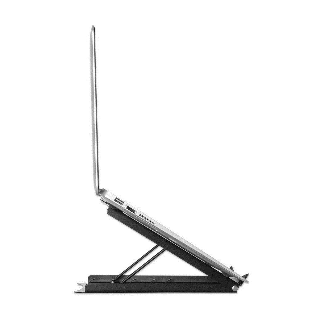 Stalak za prijenosno računalo i tablet Manhattan, podesiv (5 položaja), pogodan za sve tablete i prijenosna računala do 15.6", prijenosan i lagan, čelik crni, doživotno jamstvo-4