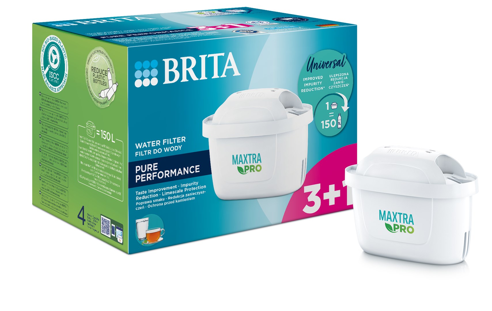 Brita MX+ Pro Pure Performance filter 3+1 pcs-5