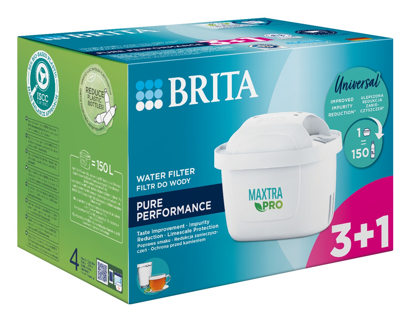 Brita MX+ Pro Pure Performance filter 3+1 pcs-4