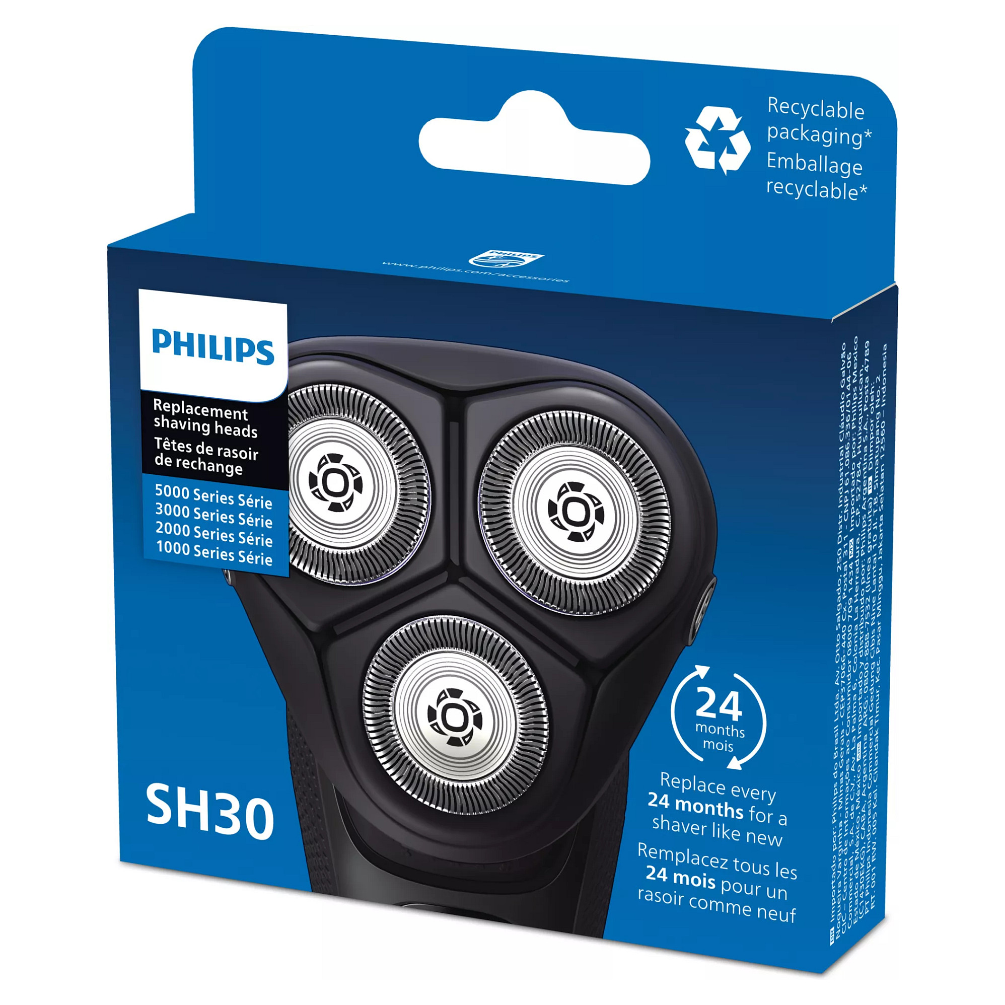 Philips SHAVER Series 3000 ComfortCut blades Fits S3000 (S3xxx) Shaving heads-4