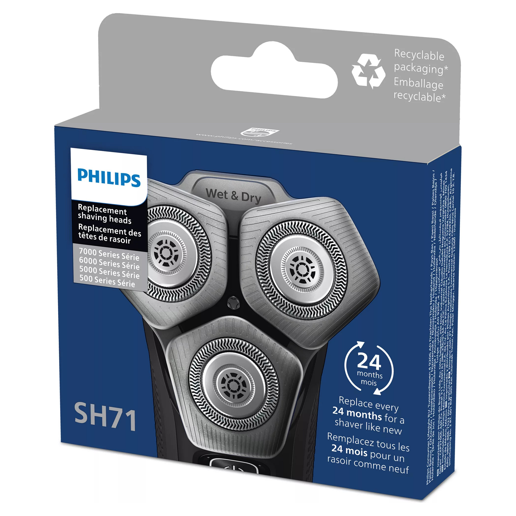 Glave za zamjenu za električni brijač PHILIPS Shaver series 7000, 5000 (SH71/50)-4