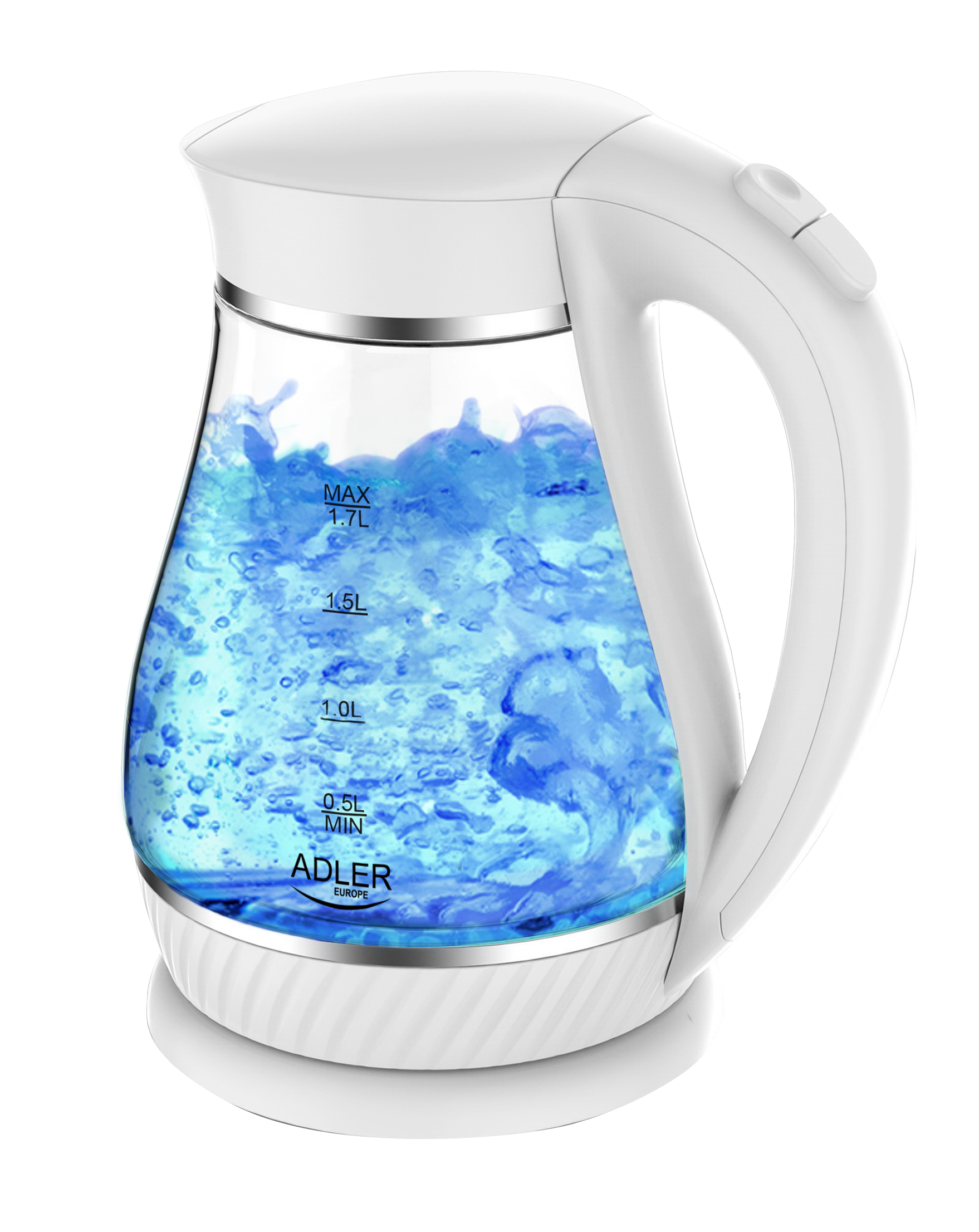 Kuhalo za vodu ADLER AD 1274 (1,7L, 2200W) bijelo-1